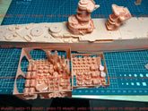 3d Printed 1/350 French Cruiser Louis Ix(full Hull/waterline)